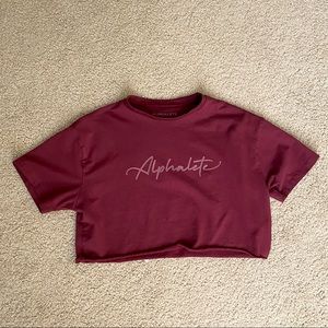 Alphalete Cropped Shirt